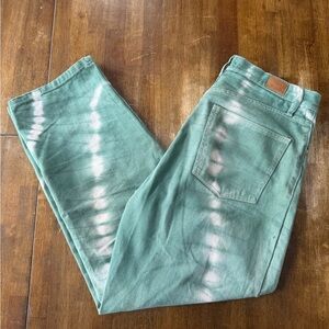 BDG Green Tie-Dye Boyfriend Jeans